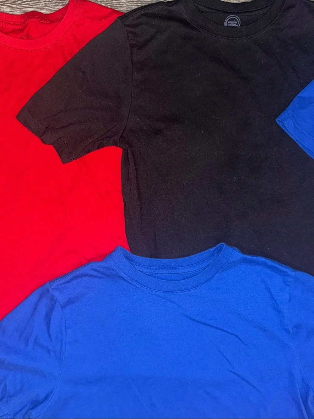 Bundle of 8 boys T-Shirt Mixed solid